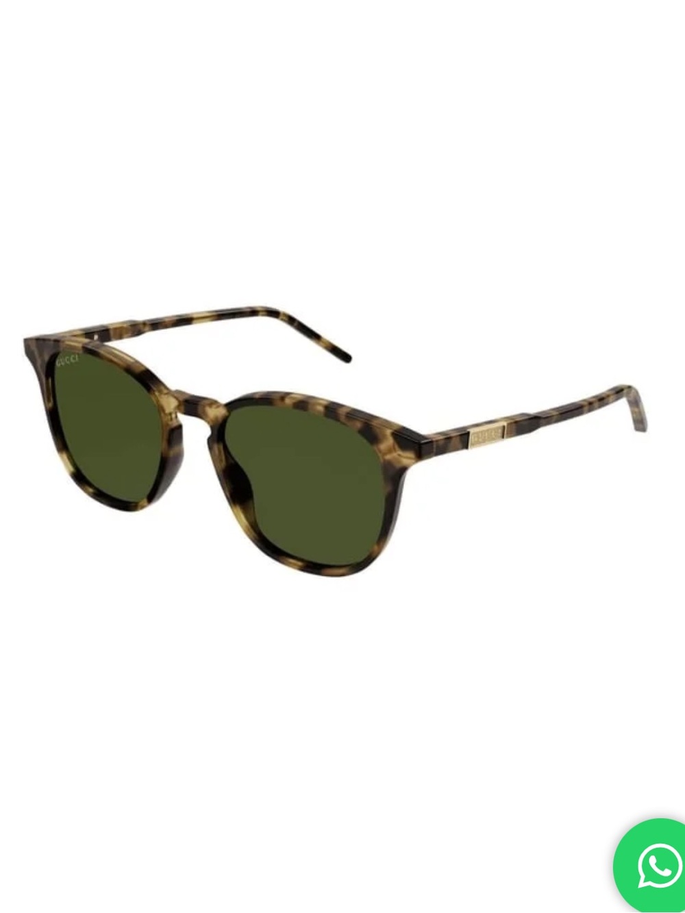 Gucci Tortoiseshell Sunglasses with Gold Plaque Gucci GG1157S 003